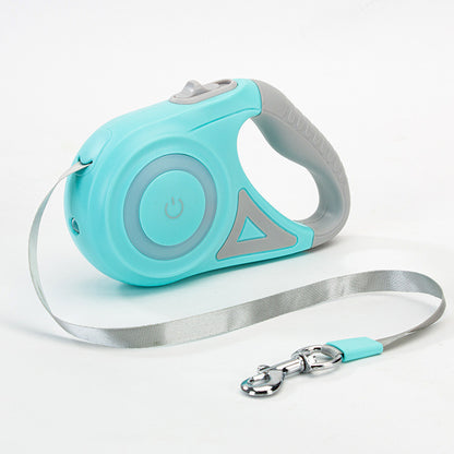 Laisse rétractable pour chien et collier Spotlight, corde de traction automatique pour chien et chat, pour petits et moyens chiens, produit pour animaux de compagnie